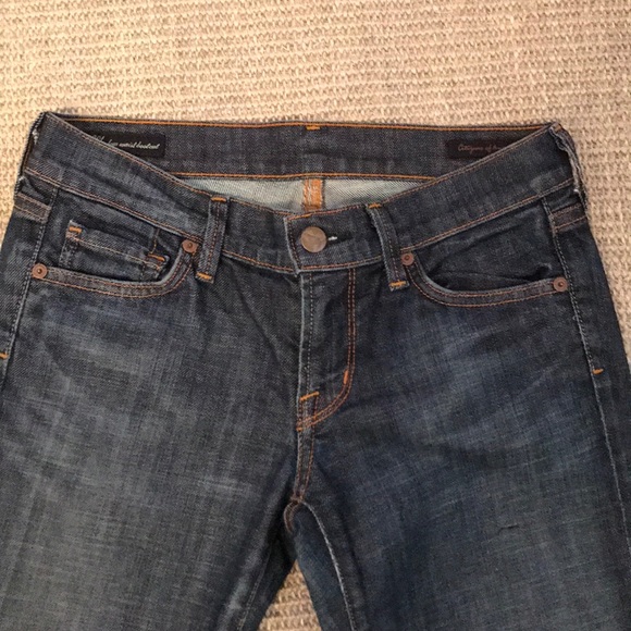 Citizens Of Humanity Dark Wash flare jeans 26 - Picture 3 of 7